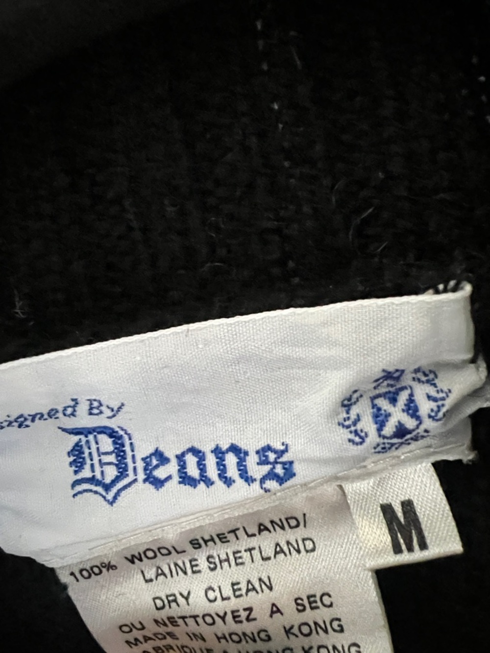 Vintage Deans of Scotland 100% Shetland Wool Turtleneck Sweater - Picture 2 of 12